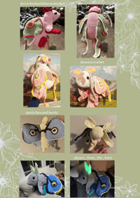 Image 2 of Timothy, the Luna Bun Plushie Crochet Pattern