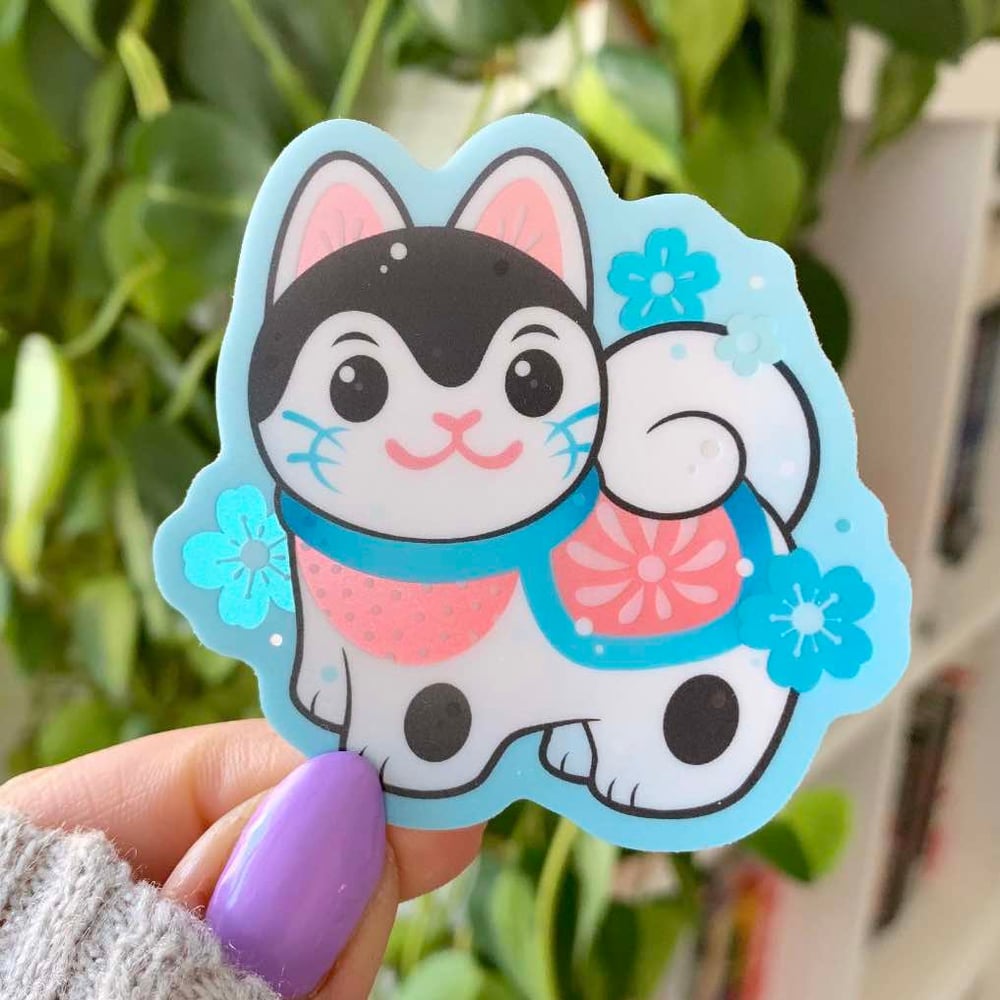 Image of HOLOGRAPHIC Inu Hariko STICKER