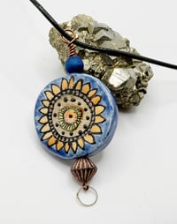 Image 1 of Sunflower Fun Reversible Choker Necklace
