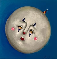 Clown Moon Art Print