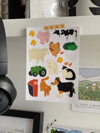 Image 1 of Happy farm 🏡 sticker sheet