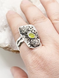 Image 2 of HOLD FOR NICHOLE SACCOCCIA - Gard'n Lov'n Fine Silver Ring
