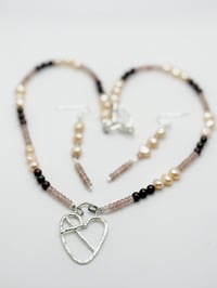 Image 1 of Love Made Visible Necklace & Earring Set