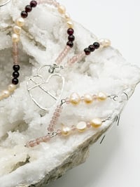 Image 3 of Love Made Visible Necklace & Earring Set