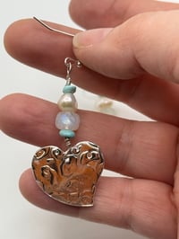 Image 2 of Flashy Heart Earrings