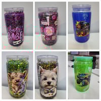 Snowglobe Tumblers 16oz