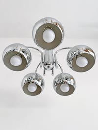 Image 4 of //VENDIDA//  LÁMPARA VINTAGE DE TECHO 5 EYE-BALL, AÑOS 60