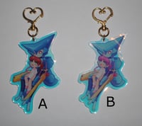 Image 3 of Marimera Rainbow Acrylic Keychain (まりメラ虹アクリルキーホルダー)
