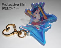 Image 4 of Marimera Rainbow Acrylic Keychain (まりメラ虹アクリルキーホルダー)