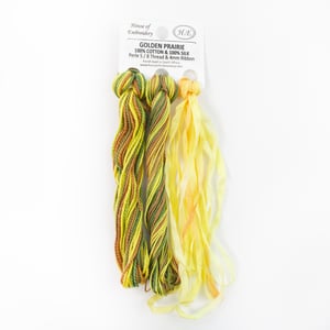 Image of House of Embroidery Limited Edition Sunlit Greens, Golden Blossoms, Golden Prairie