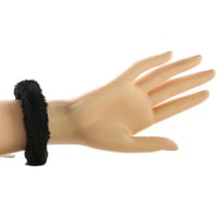 Image 2 of Black Furry Hand Cuffs