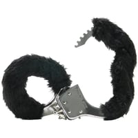 Image 3 of Black Furry Hand Cuffs
