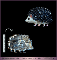 Image 2 of Hedgehog Brooch ┃ Woodland Charm ┃ Curated Collection Piece