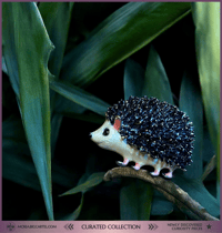 Image 5 of Hedgehog Brooch ┃ Woodland Charm ┃ Curated Collection Piece