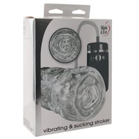 Image 1 of Adam & Eve Vibrating & Sucking Stroker