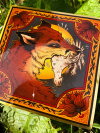 Image 5 of Fox Hunt - Large Gold Border Sticker