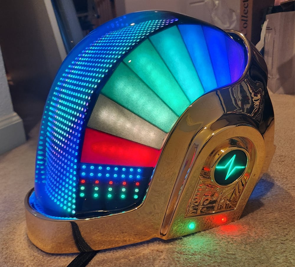 Image of Guy Man RGB Matrix Helmet