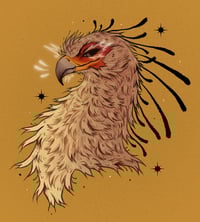 Image 3 of Large Secretary Bird Sticker
