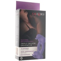 Image 1 of Silicone Triple Orgasm Enhancer Vibrating Ring