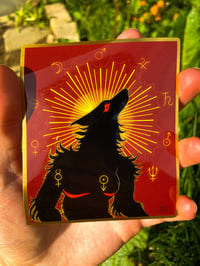 Image 2 of Self-Made Element - Large Gold Border Sticker