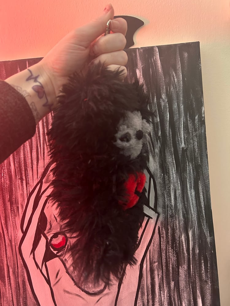 Image of Heartbreaker Gibbie keychain + stickers