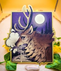 Image 1 of Winter Elk Sticker (Large!)