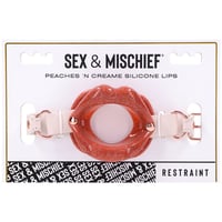 Image 1 of S&M Peaches 'n CreaMe Silicone Lips Gag