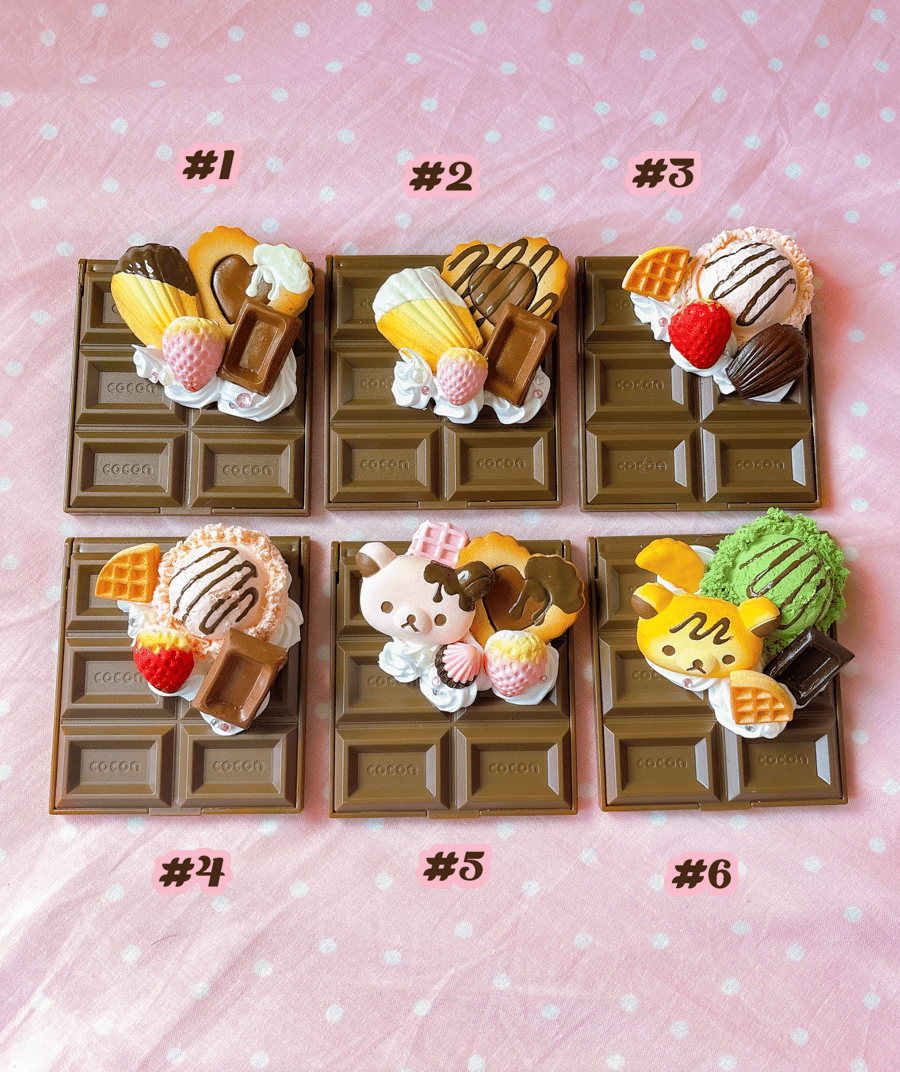Image of Chocolate Deco Pocket Mirror 