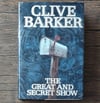 The Great and Secret Show, by Clive Barker - SIGNED