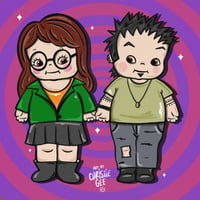 Daria and Trent Kewpie Fan Art Print