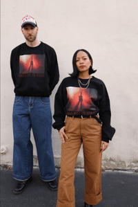 Image 3 of "Hard Not To Stare" Crewneck