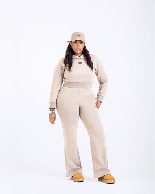 Image of The BLAK Cropped Cozy Set