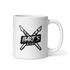 Double Sided Logo White Mug Image 2