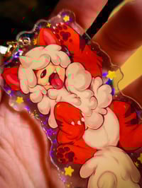 Image 5 of Double Sided Hisuian Growlithe Keychain