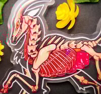 Image 2 of Goat Skeleton Double-Sided Acrylic Keychain