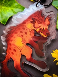 Image 2 of Hyena Acrylic Keychain (Double Sided)