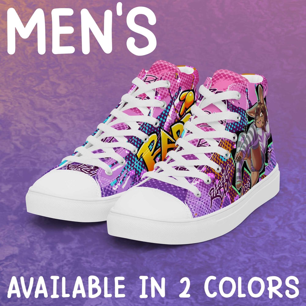 MEN'S - Delinquent Bunny - high top canvas shoes