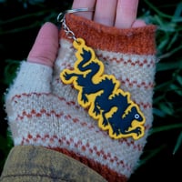 Image 4 of Noodle Dragon Double-Sided 3D PVC Rubber Keychain