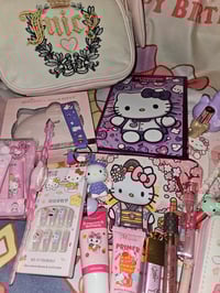 Image 4 of Velour Pink Backpack Bundle Meets Hello Kitty 