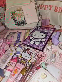 Image 5 of Velour Pink Backpack Bundle Meets Hello Kitty 