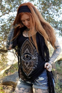 Image 3 of Visionary Illusion Loose Racerback Tank