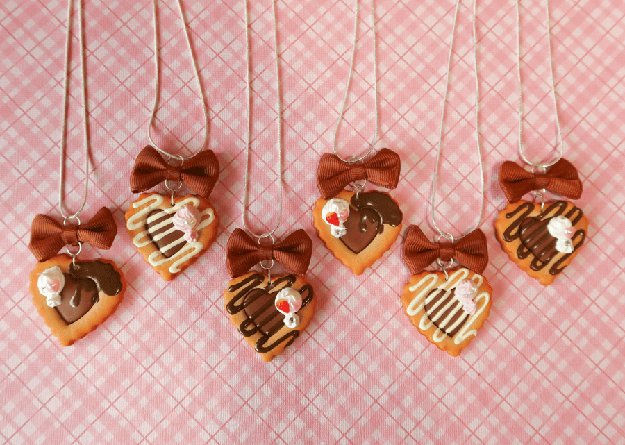 Image of Cookie Biscuit necklace