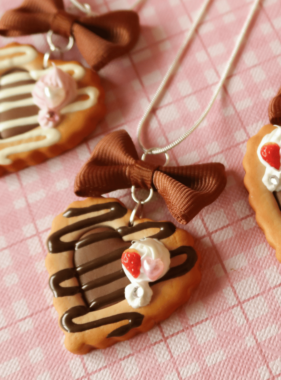Image of Cookie Biscuit necklace