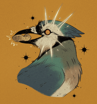 Image 4 of Blue Jay Magnet