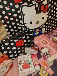 Image 4 of Elizabeths Custom RESERVED  Kitty XL Polka Dot Travel Bag Bundle 