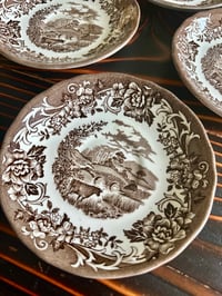 Image 2 of Set of 8 vintage appetizer plates. 