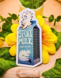 Image 1 of Stoat Milk Magnet