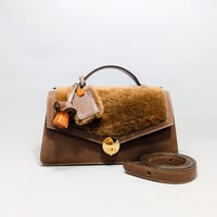 Image 1 of POPPY - MARRON GLACÉ W/ SHEARLING