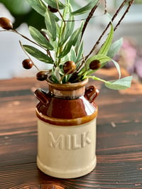 Image 1 of Vintage ceramic milk can 