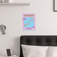 Image 2 of pool poster (11"x14")